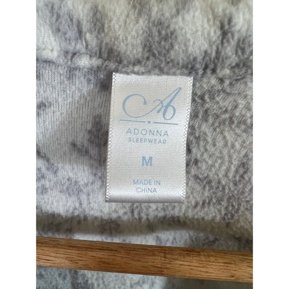 Adonna Sleepwear Snow Flake Pajamas Size Medium - Picture 12 of 16